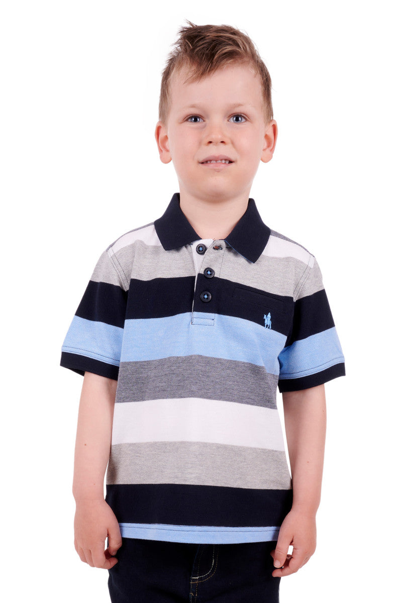 boys navy polo