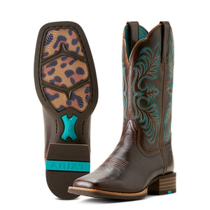 10053606 Ariat Ladies Gillette Boots Arizona Brown/Marble Brown