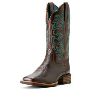 10053606 Ariat Ladies Gillette Boots Arizona Brown/Marble Brown