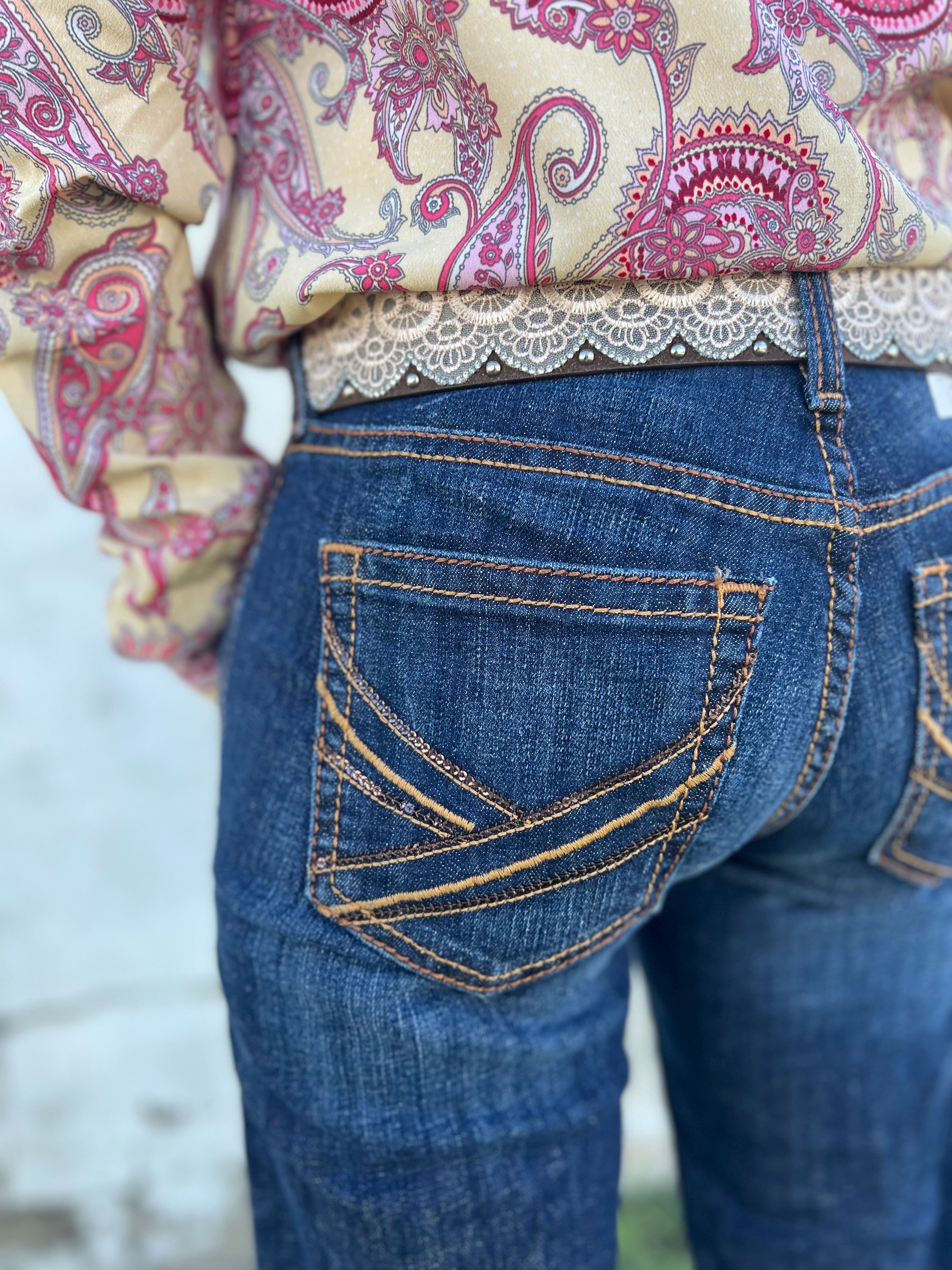 Ariat Boyfriend Jean Shorts, Little Bit Western