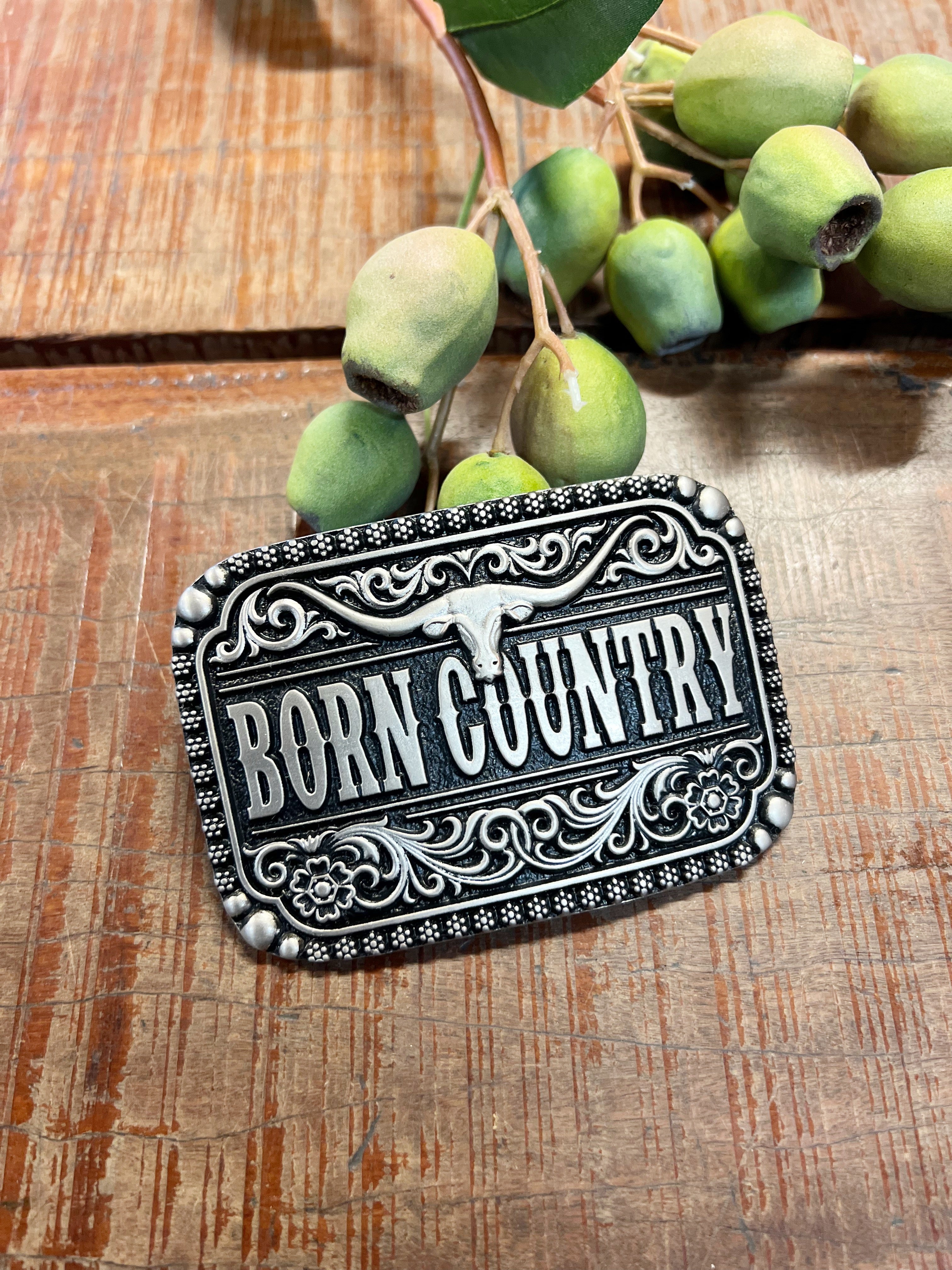 Montana Silversmiths Country Strong Attitude Buckle